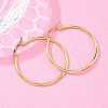 Ring 304 Stainless Steel Big Hoop Earrings X-EJEW-N0016-11G-F-2