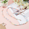 2Pcs 2 Size Plastic Beads Bag Strap FIND-WR0002-36-2