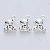 Tibetan Style Alloy Pendants X-TIBE-R316-046AS-RS-1