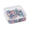 130Pcs Dyed Natural Multi-Color Agate Beads Strands G-YW0001-31-6