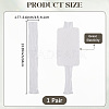 Nylon Calf Long Socks for Women Girls AJEW-WH20006-235B-2