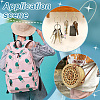 DIY Acrylic Beads & Iron Split Key Rings Keychain Making Kits DIY-AR0004-24-5