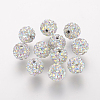 Polymer Clay Rhinestone Beads LS-RB-K050-8mm-C30-1