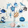 Ocean Theme Wooden Sea Animal Pendant Decorations PW-WGE3A68-01-3