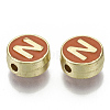 Alloy Enamel Beads ENAM-S122-028N-NR-2