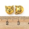 Tibetan Style Alloy Kitten Beads X-TIBEP-GC178-AG-NR-3