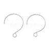 Tarnish Resistant 316 Surgical Stainless Steel Earring Hooks STAS-D183-03P-01-1