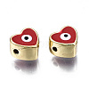 Alloy Enamel Beads PALLOY-Q441-036A-RS-3