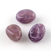 Oval Imitation Gemstone Acrylic Beads X-OACR-R052-18-1