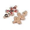 Alloy Enamel Connector Charms ENAM-I054-08-3