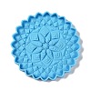 DIY Mandala Flower Shape Coaster Silicone Molds DIY-G083-06A-1