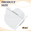 80Pcs Non-woven Fabrics Disposable Gloves AJEW-GO0005-18-2