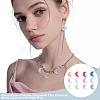 120Pcs 12 Colors Glass Pendants GLAA-GA0001-99-6