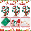 Olycraft DIY Christmas Tree Display Decorations DIY-OC0010-43-4