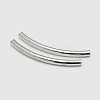Tube 925 Sterling Silver Beads STER-O021-03-20x2mm-1