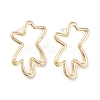 Brass Stud Earring Findings KK-F871-51G-1