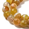 Natural Striped Agate/Banded Agate Beads Strands G-A246-6mm-15-4