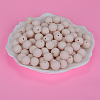 Round Silicone Focal Beads SI-JX0046A-125-3
