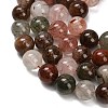 Natural Multi-Color Rutilated Quartz Beads Strands G-G300-A03-10mm-4