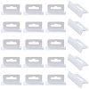80Pcs Rectangle PP with PE Hanging Tabs KY-CP0001-35B-1