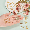 Twelve Constellations Alloy Cabochons DIY-CJ0001-29-4