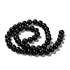 Natural Eyeless Obsidian Beads Strands G-K123-06-12mm-2