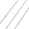 10M Brass Coffee Bean Chains CHC-L052-01A-P-1