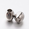 Barrel 201 Stainless Steel Beads X-STAS-E082-21-1