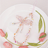1Pc Bowknot Synthetic Quartz Bead Mobile Straps AJEW-BM0001-48A-7