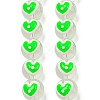 Transparent Glass with Enamel  Beads GLAA-N0028-04A-1