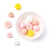 5 Styles Food Grade Eco-Friendly Silicone Beads SIL-FS0001-23-2