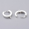 304 Stainless Steel Huggie Hoop Earrings Findings STAS-I167-01A-S-3