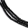 Natural Black Spinel Beads Strands G-P553-F08-01-4