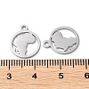 Non-Tarnish 304 Stainless Steel Charms STAS-Q303-05P-3