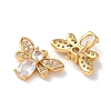 Brass Micro Pave Cubic Zirconia Pendants KK-A284-15G-01-2