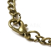 Alloy Glass Pendant Pocket Necklace WACH-S002-11AB-3