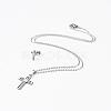 304 Stainless Steel Jewelry Sets SJEW-D094-41P-2