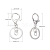 Iron Alloy Lobster Claw Clasp Keychain LS-KEYC-D016-S-3