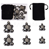  6Pcs 3 Styles Non-magnetic Hematite Pendants G-TA0001-43-1