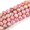 Baking Paint Glass Beads Strands DGLA-N003-10mm-B02-1