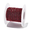 Iron Rhinestone Glass Cup Chain CH-U001-01J-1