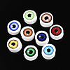 Printed Handmade Polymer Clay Beads CLAY-T022-12B-2