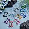 9Pcs 9 Colors Aluminum Rock Climbing Carabiners FIND-UN0010-08-2
