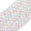 Electroplate Glass Beads Strands EGLA-D031-01Z-2