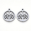 Non-Tarnish 304 Stainless Steel Pendants STAS-N092-05-2