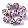 Pave Disco Ball Beads RB-T017-04-02-1