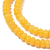 Dyed Natural White Jade Beads Strands G-G107-A15-01-2