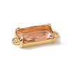 Transparent K9 Glass Connector Charms X-GLAA-A005-11LG-4