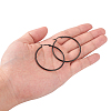 304 Stainless Steel Big Hoop Earrings X-EJEW-F105-06B-4