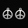 201 Stainless Steel Pendants STAS-O110-05S-1